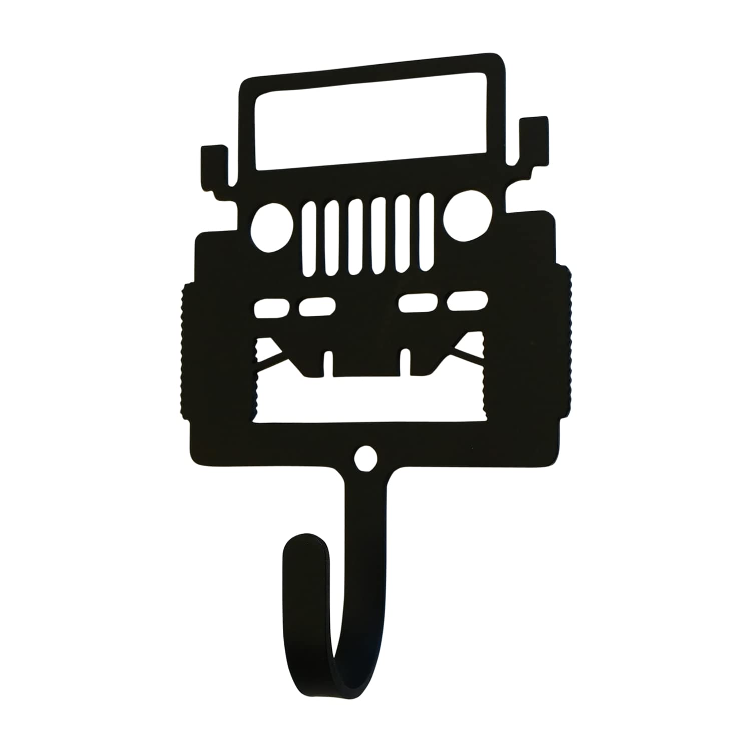 Village Wrought Iron Off Road Vehicle Wall Hook Decorative Small