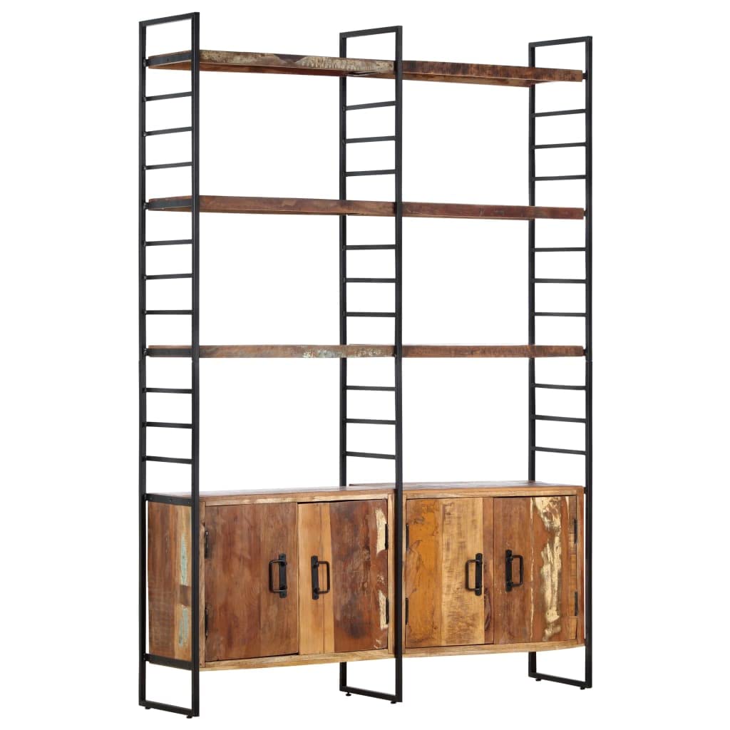 Vidaxl 4-Tier Bookcase 48.8&quot;X11.8&quot;X70.9&quot; Solid Reclaimed Wood