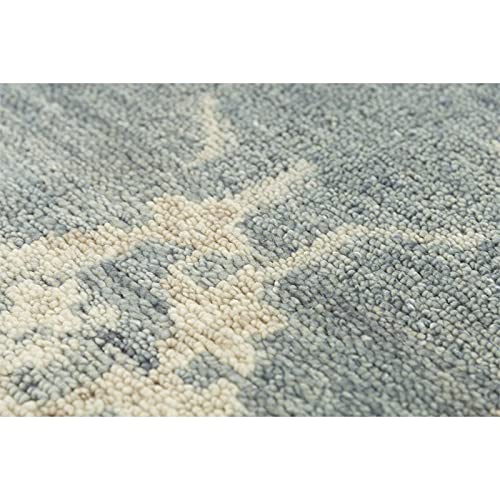 Alora Decor Abby 8' X 10' Traditional Dk. Gray/Blue/Gray Hand Knotted Area Rug
