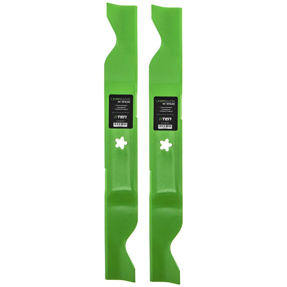 8Ten Lawnrazor Mower Blade Set For Ayp Husqvarna 561739 403107 405380 532405380 46 Inch Deck (Medium Lift)
