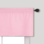 Mrs.Naturall Pink Valances For Windows 36X16 Inches Long
