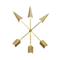 Cast Iron Arrow Wall Decor | 3 Native American Metal Arrows Bound Together by Wallcharmers