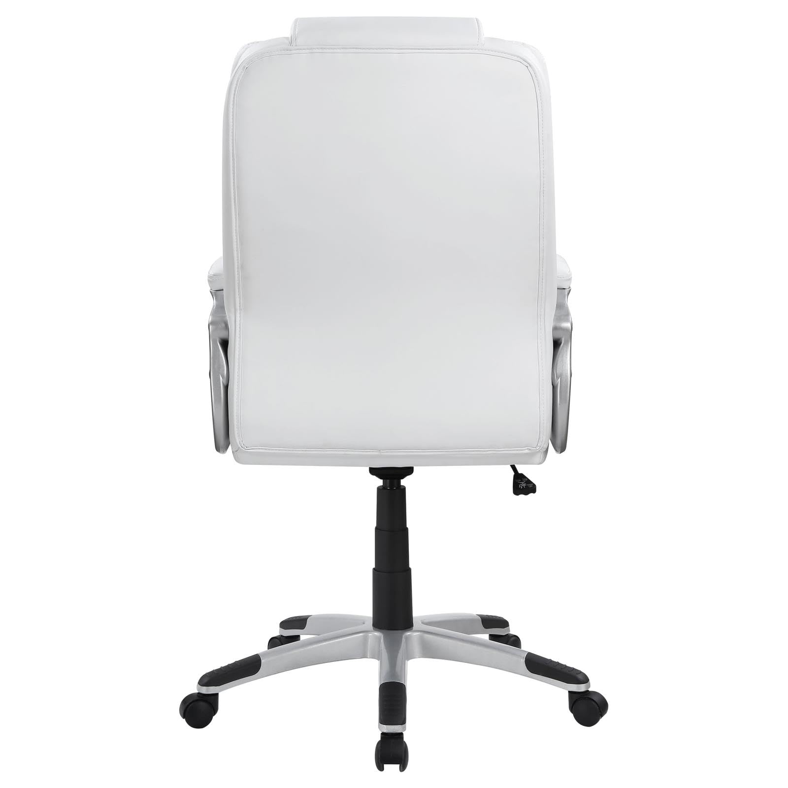 Coaster Home Furnishings Kaffir Adjustable Height Office Chair White and Silver