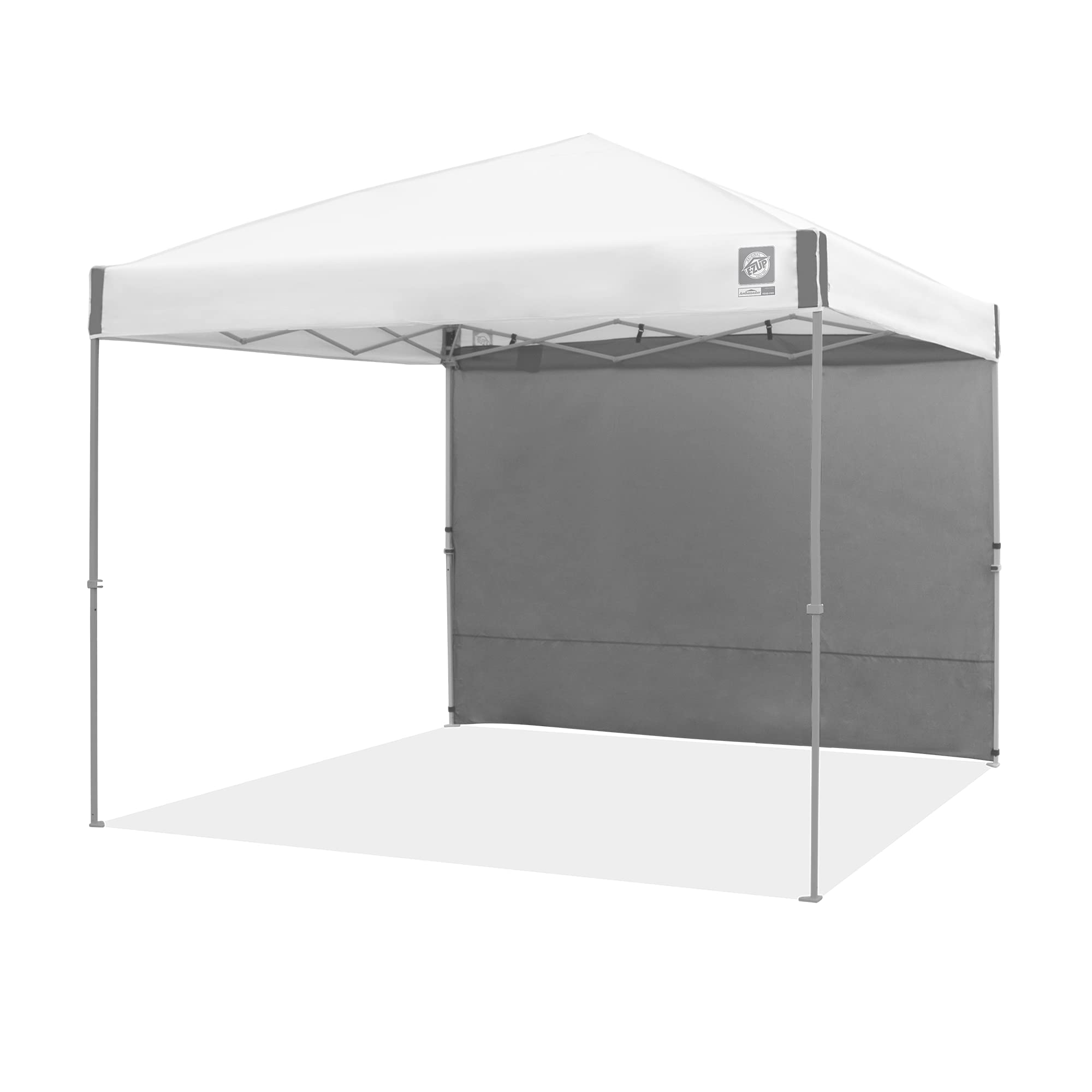 E-Z Up 10' Value Sidewall For Ambassador Or Envoy Canopies, Steel Grey