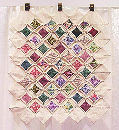 1 Pair Mini Walnut Hang-Ups Quilt Clamps Clips - Small