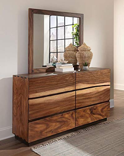 Coaster Home Furnishings Scott Living Madden Mirror, Smokey Walnut