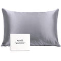 Silk Pillowcase for Hair and Skin with Hidden Zipper, Ravmix Both Sides 21Momme Mulberry Silk Cooling Pillow Case Standard Size 
