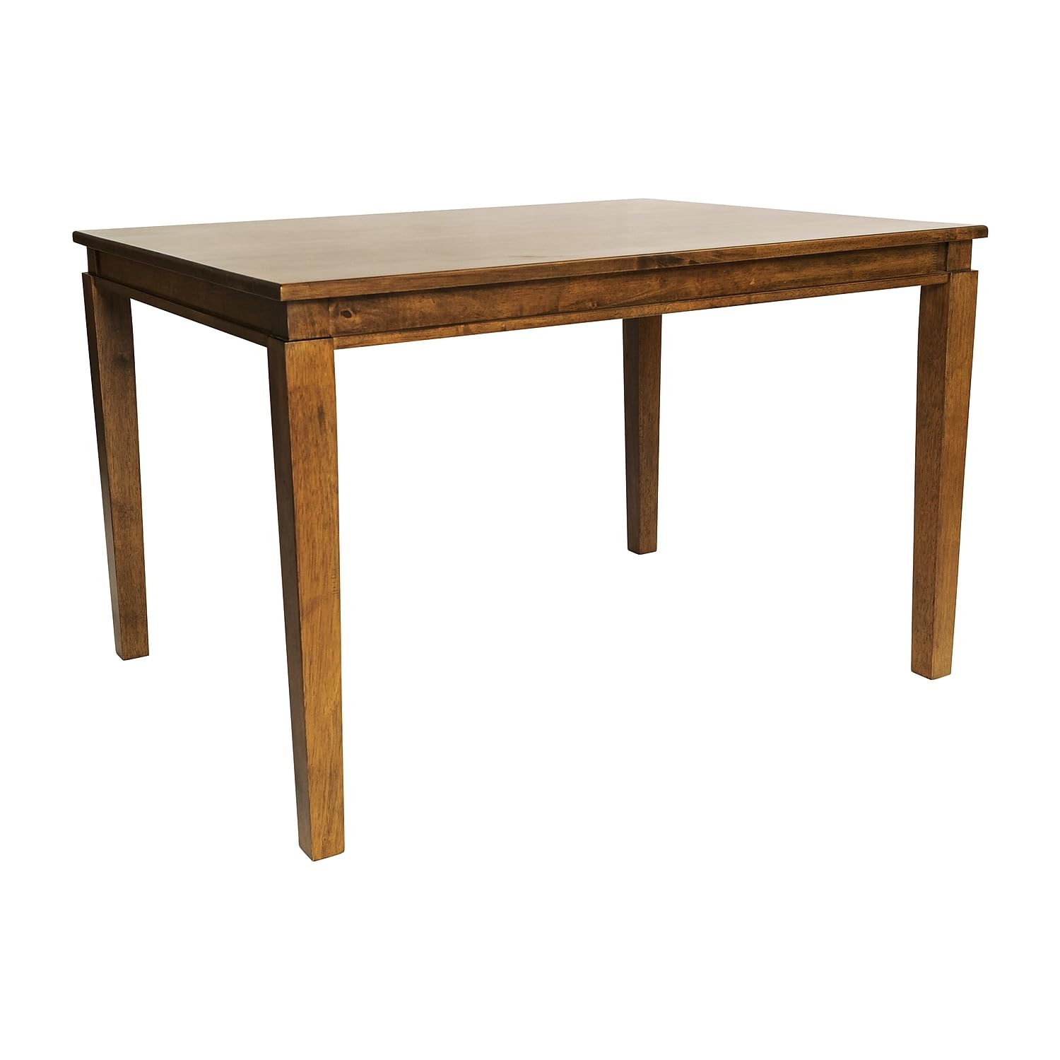 Flash Furniture Henry 47 Solid Wood Dining Table, Commercial Grade Heavy Duty Rectangle Wood Table, Water Resistant Finish, Seat