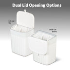 Glad Roomate Under Counter Trash Can | Space Saving Waste Bin For Kitchen Cabinet, Bathroom Or Office | Dual Lid For Ease Of Ope