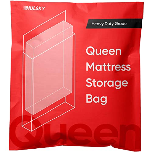 Hulsky Queen Mattress Storage Bag - 4 Mil Heavy Duty Queen Mattress Bag For Moving And Storage