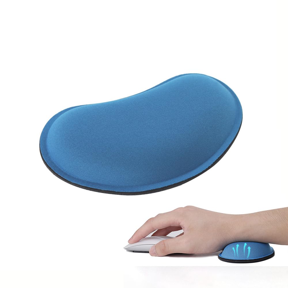 Mxcoirtp Wrist Rest For Mouse, Ergonomic Memory Foam Wrist Cushion Support Pad, Mouse Wrist Pad With Non-Slip Base For Typing Pa