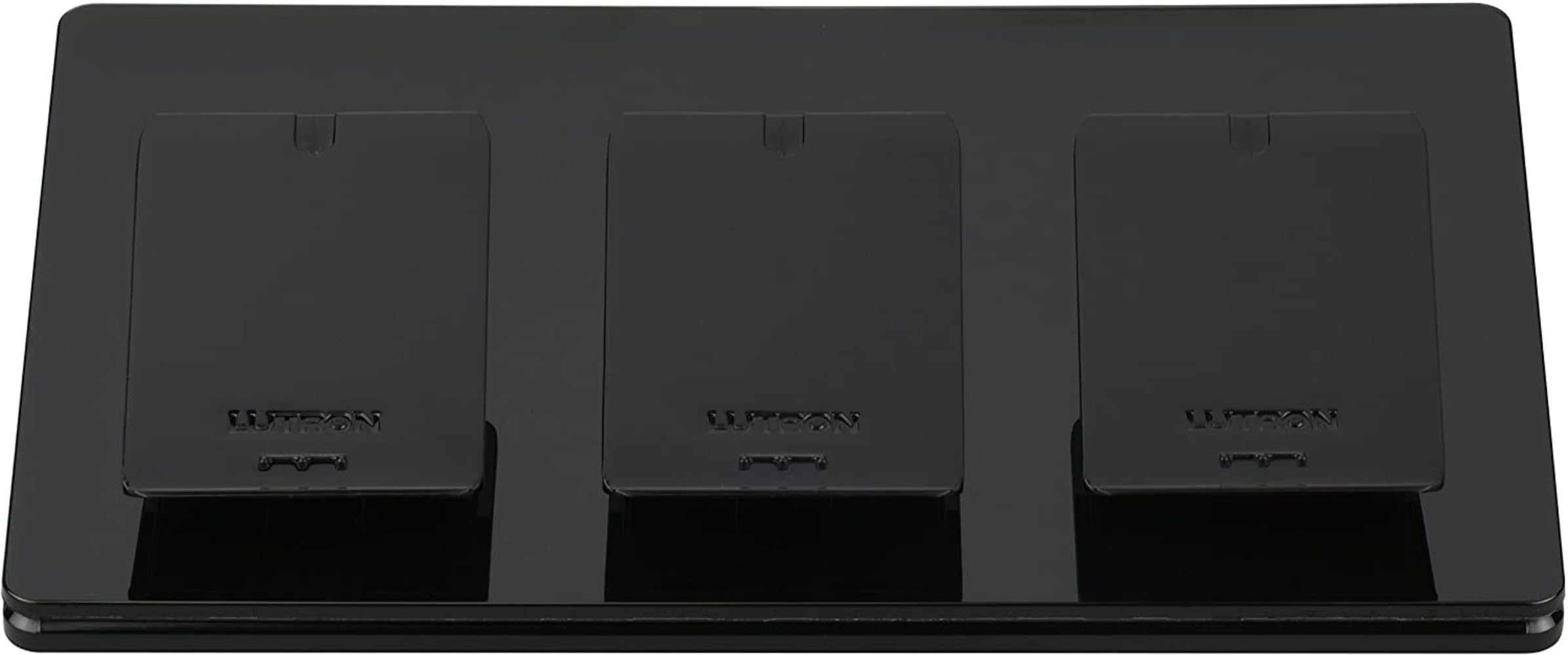 Lutron Caseta Smart Lighting Triple Pedestal for Pico Remotes, L-PED3-BL, Black