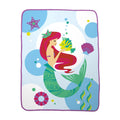 Franco The Little Mermaid Ariel Kids Bedding Soft Plush Micro Raschel Throw, 46 In X 60 In, (Official Licensed Disney Product)