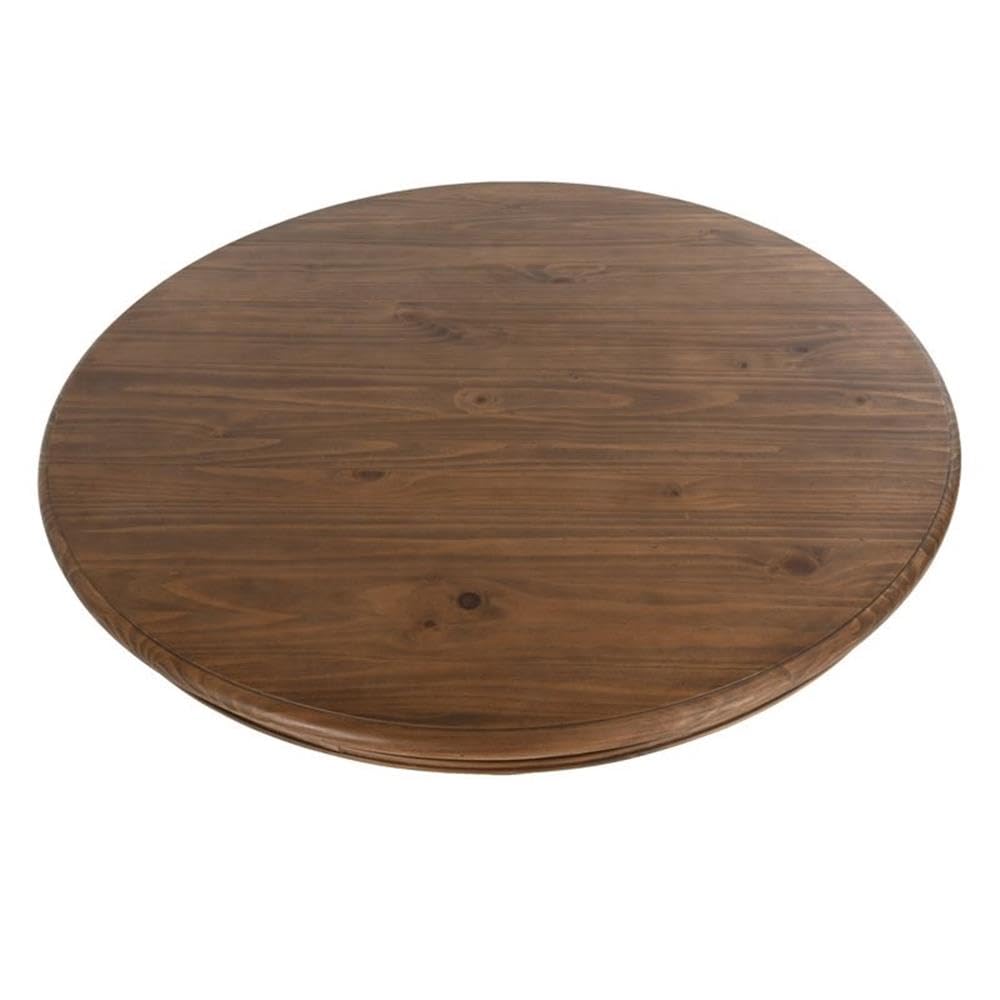Kosas Home Adrienne 54&Quot; Round Solid Pine Wood Dining Table In Almond Brown