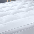 Extra Thick Pillow Top 3 Inch Mattress Topper King Size For Firm Mattress, Cooling Fluffy Cotton Hotel Mattress Bed Topper For C