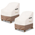 SoloToo Adirondack Chair Covers Waterproof Heavy Duty Patio Furniture Covers, 30W x 33D x 36H Inches Outdoor Chair Cover 2 Pack 