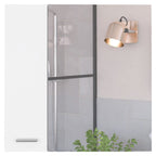 Medicine 23H Double Door Cabinet,4 Interior Shelves, White