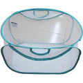 SEDLAV Mesh Popup Laundry Basket  Collapsible, Lightweight, White, 21 x 13 x 15.5