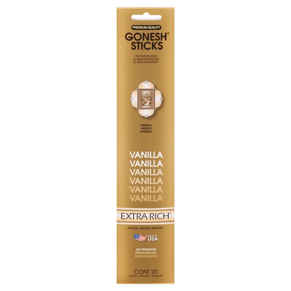 Gonesh 20811 Genieco Incense Stick Vanilla