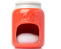 Comfify Coral Mason Jar Ceramic Sponge Holder  Farmhouse Sink Caddy