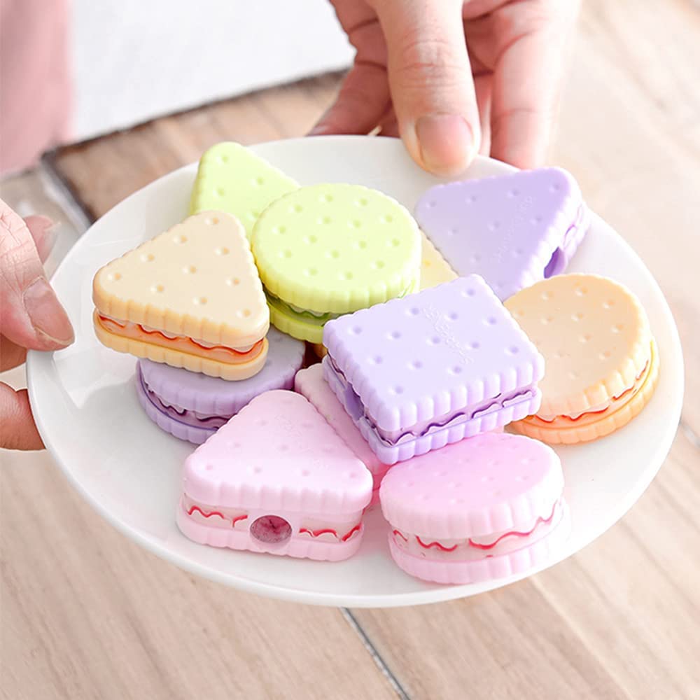 Biefudan 12 Pcs Pencil Sharpeners,Cute Pencil Sharpener For Kids,Manual Pencil Sharpener For No.2/Colored/Art Pencils,Handheld P