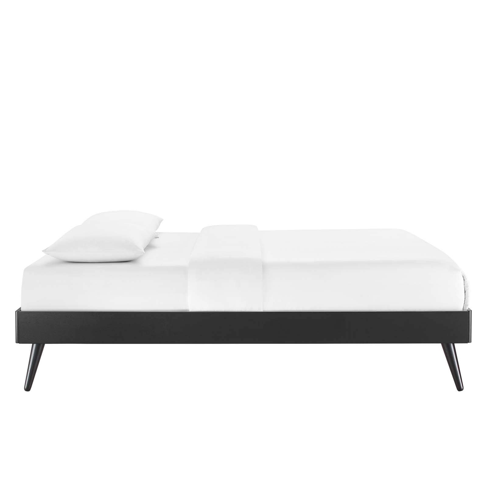 Modway Margo King Wood Platform Bed Frame In Black