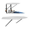 Ecotric Top Canopy Compatible With John Deere Tractors With Rops 34' Wide Or Less Compact Utility Tractors, Fit 1 1/2' X 3',