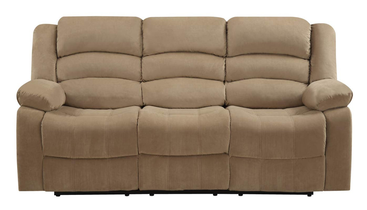 HomeRoots 40&quot; Contemporary Beige Fabric Sofa