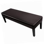 SearchI Waterproof PU Dining Bench Cover, Stretch Washable Upholstered Bench Slipcover, PU Bench Seat Protector, Rectangle Bench