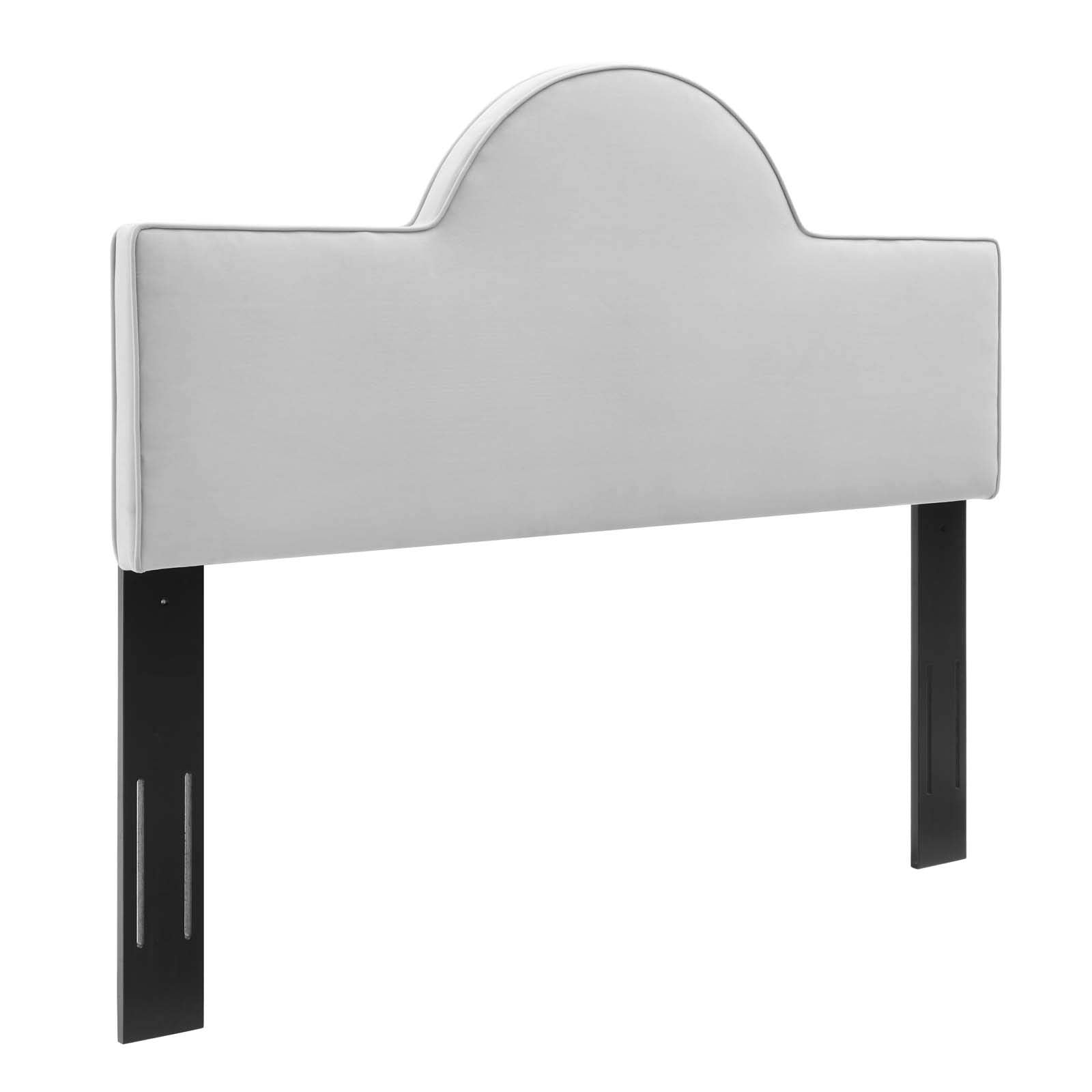 Modway Dawn Performance Velvet Headboard, King/Ca King, Light Gray