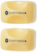 Westcott Paper Trimmer Titanium Bonded Replacement Cutting Blades For Use With Trimmers 13782 And 13779, Pack Of 2 (13780),Yello