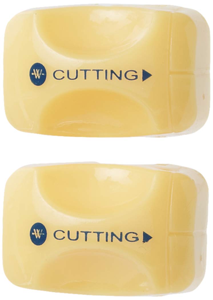 Westcott Paper Trimmer Titanium Bonded Replacement Cutting Blades For Use With Trimmers 13782 And 13779, Pack Of 2 (13780),Yello