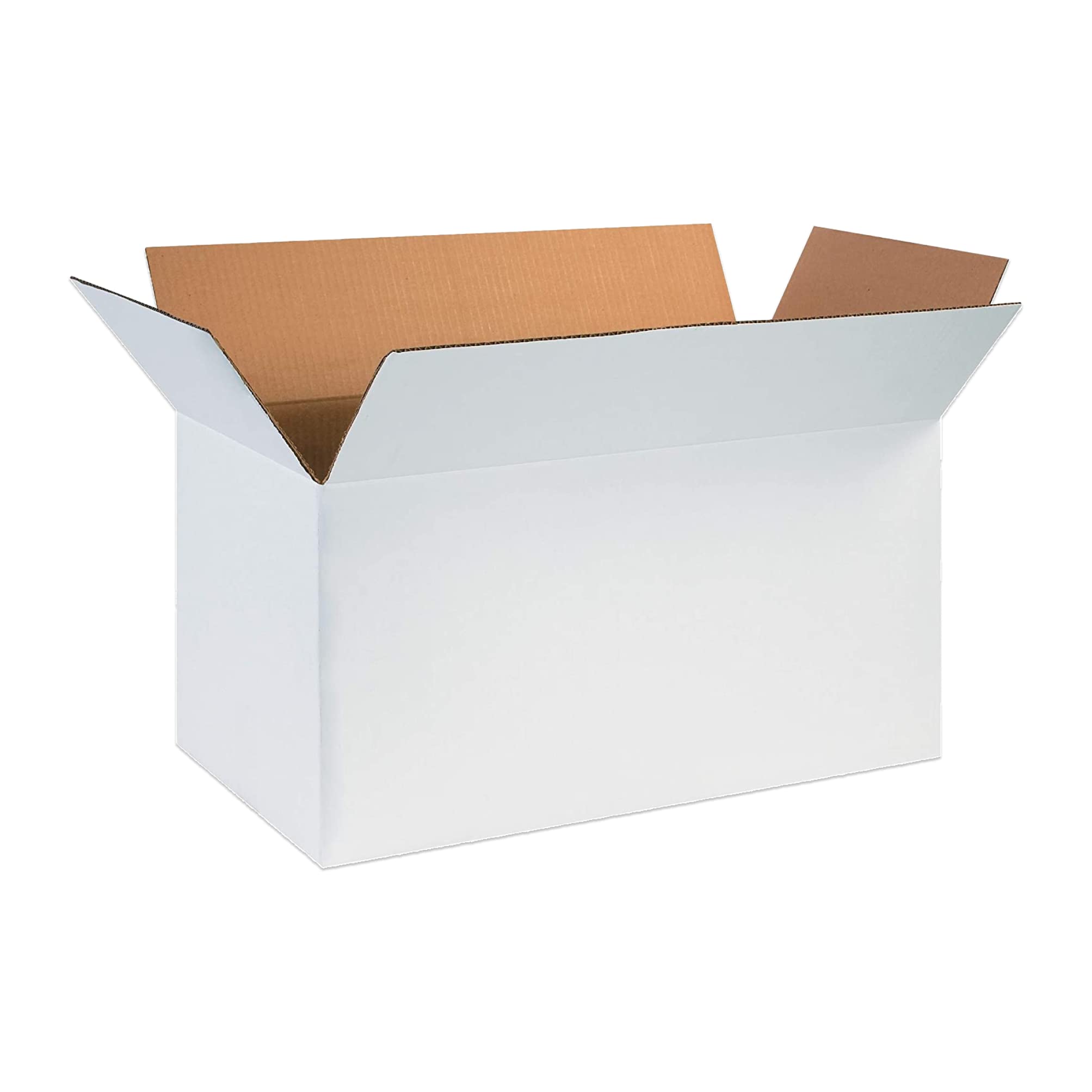 Aviditi Shipping Boxes Medium White, 24'L X 12'W X 12'H 25-Pack | Corrugated Cardboard Box For Packing, Moving And Storage 24