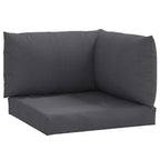 Vidaxl Pallet Cushions 3 Pcs Melange Anthracite Fabric