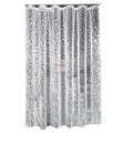Pop Shade Polyvinyl Chloride Shower Curtain,(PVC) Transparent, 1 Piece Curtain and 8 Pieces Rings | Plastic Shower Curtain |Size