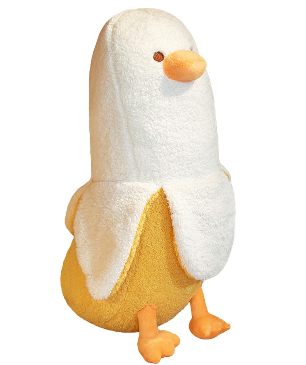 Banana Duck Plush Toy 35.5 ' ',Cute Plushies Big Banana Stuffed Animal,Duck Plushie Long Plush Pillow,Funny Hugging Pillow Sleep