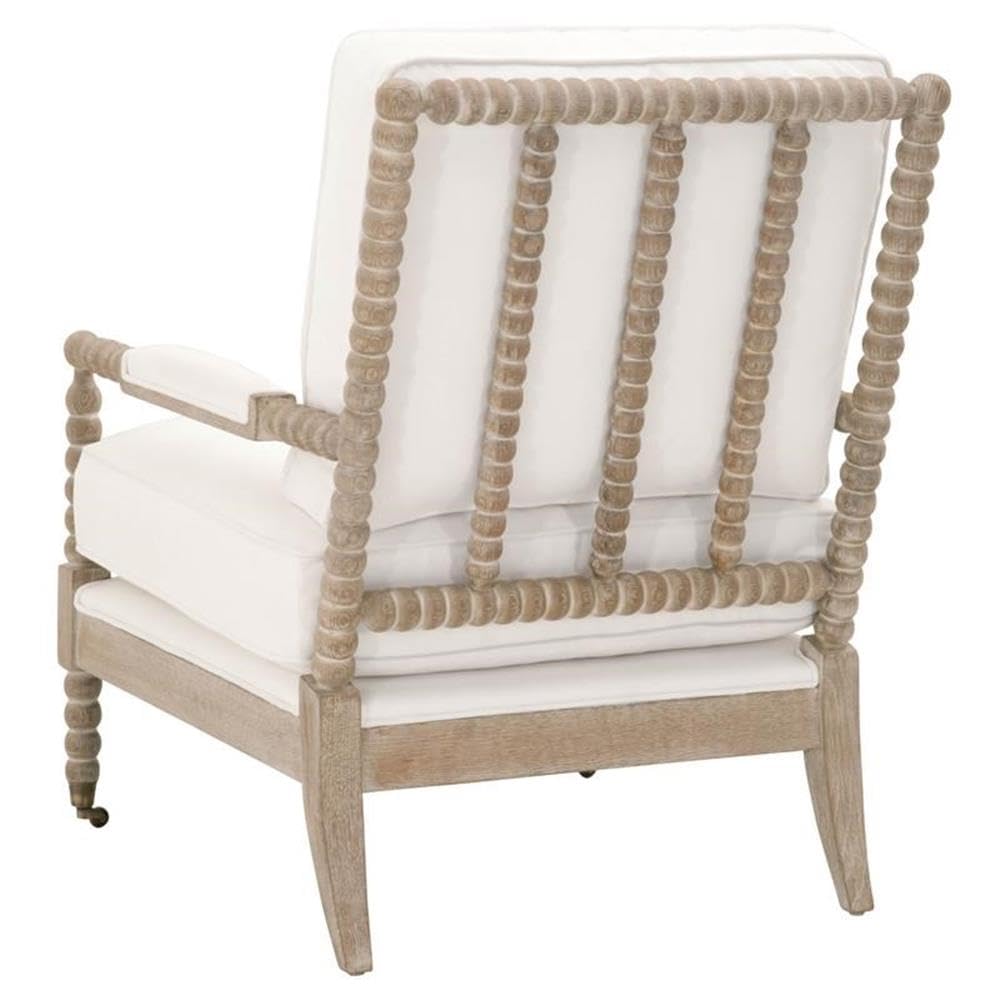 Rouleau LiveSmart Peyton-Pearl and Natural Gray Club Chair