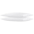 Extra Thin Flat Soft Low Pillows Queen Size Set of 2, Down Alternative Filled Bed Pillows for Side Back and Stomach Sleepers 20x