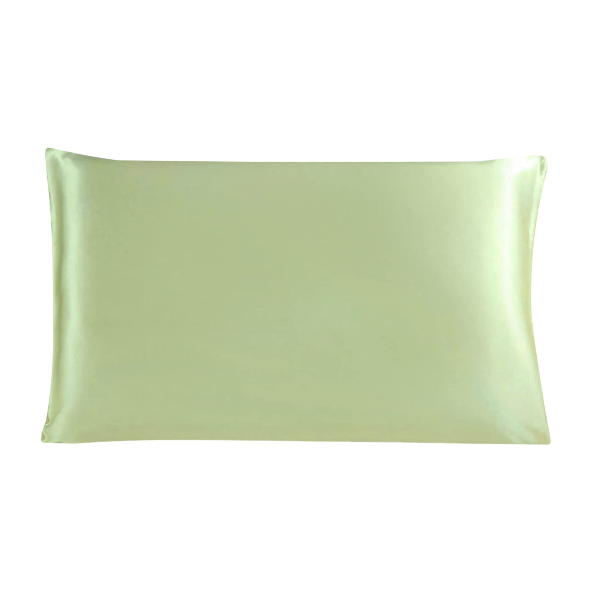 Uxcell 100% Charmeuse Pure Silk Pillowcase Pillow Case Cover For Hair & Skin 350Tc 19 Momme (1-Piece) Fruit Green Travel(14X20In