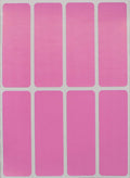 Royal Green Rectangular Labels 1X3 Inch Pastel Pink Color Sticker Sheets (75Mm X 25Mm) - 800 Pack