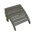 Ottoman Resin Wood Adirondack