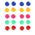 Yajnas Pack Of 20 Colorful Opaque Magnet For Magnetic White-Boards - Sticky Stick Notes, Photos, Charts Notice Board/Planning Ma