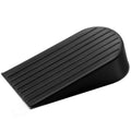 Crosize Black Extra Large Door Stopper, High 1.9 Inches Big Door Stop For Floor Rubber Doorstop Wedge, Door Gaps And Prevent The