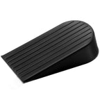 Crosize Black Extra Large Door Stopper, High 1.9 Inches Big Door Stop For Floor Rubber Doorstop Wedge, Door Gaps And Prevent The