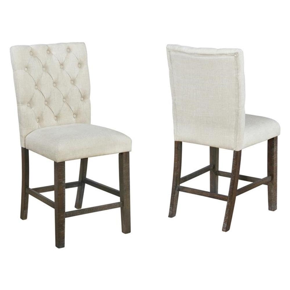 Furniture D319-Chc Counter Height Chairs, Cream