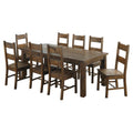Coaster Coleman 9-Piece Dining Set, Rustic Golden Brown