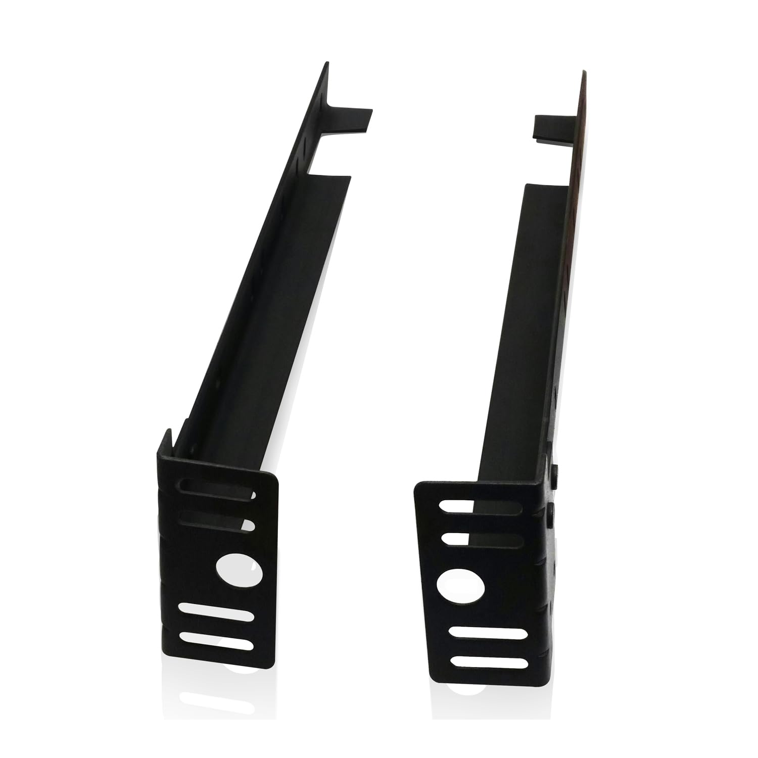 Kings Brand Furniture - Bed Frame Footboard Extension Brackets (Set of 2) Easy to Assemble, Compatible with Twin, Full, Queen, a