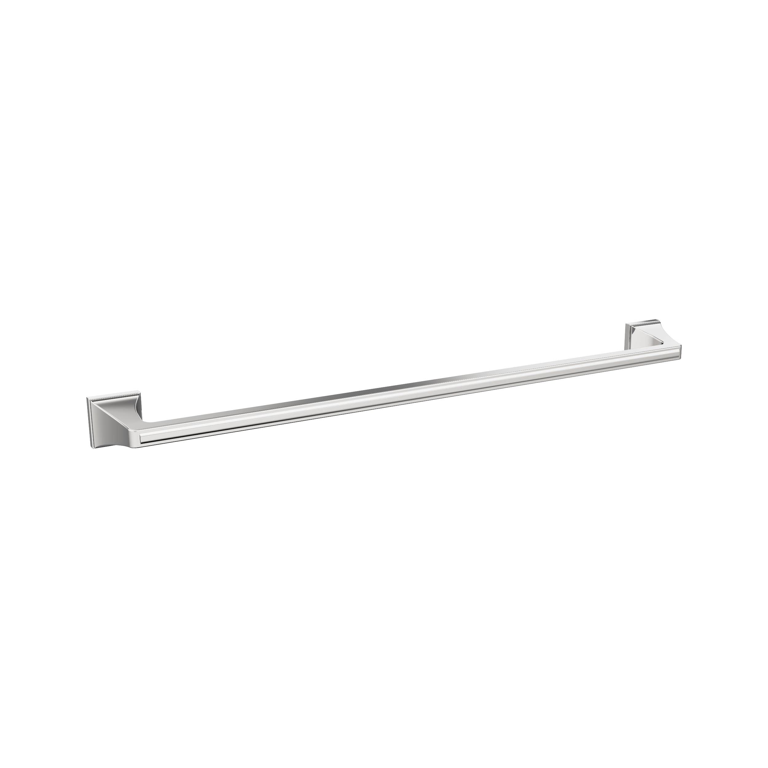 Amerock BH3602426 | Chrome Towel Bar | 24 in (610 mm) Towel Rack | Mulholland | Bathroom Towel Holder | Bathroom Hardware | Bath