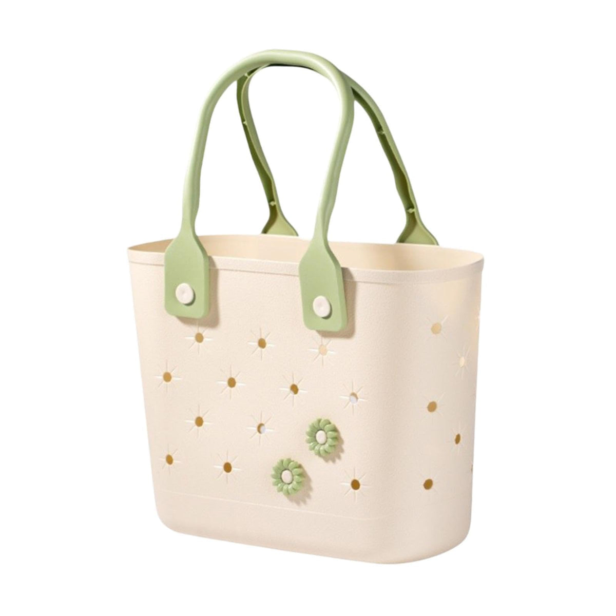 ZOOMELLA Shower Caddy Basket Sturdy Storage Basket for Kitchen Household College Dorm Beige|Storage Bins & Baskets|Home & Garden