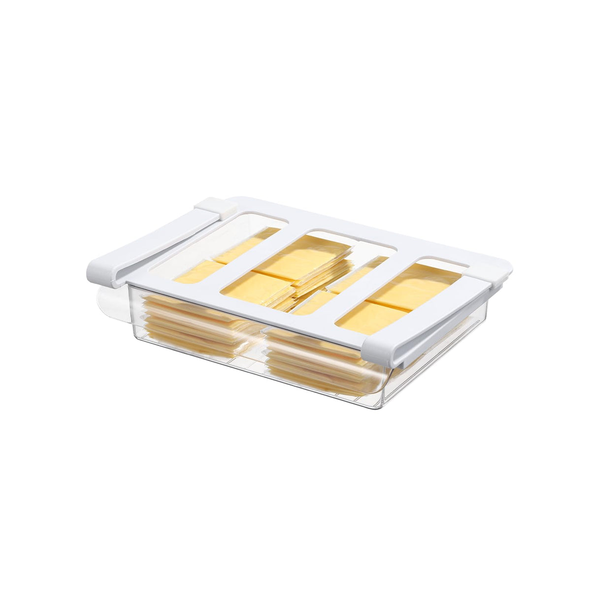 Fridge Drawer Organizer, 2 Height x 8.66 Width, Shallow